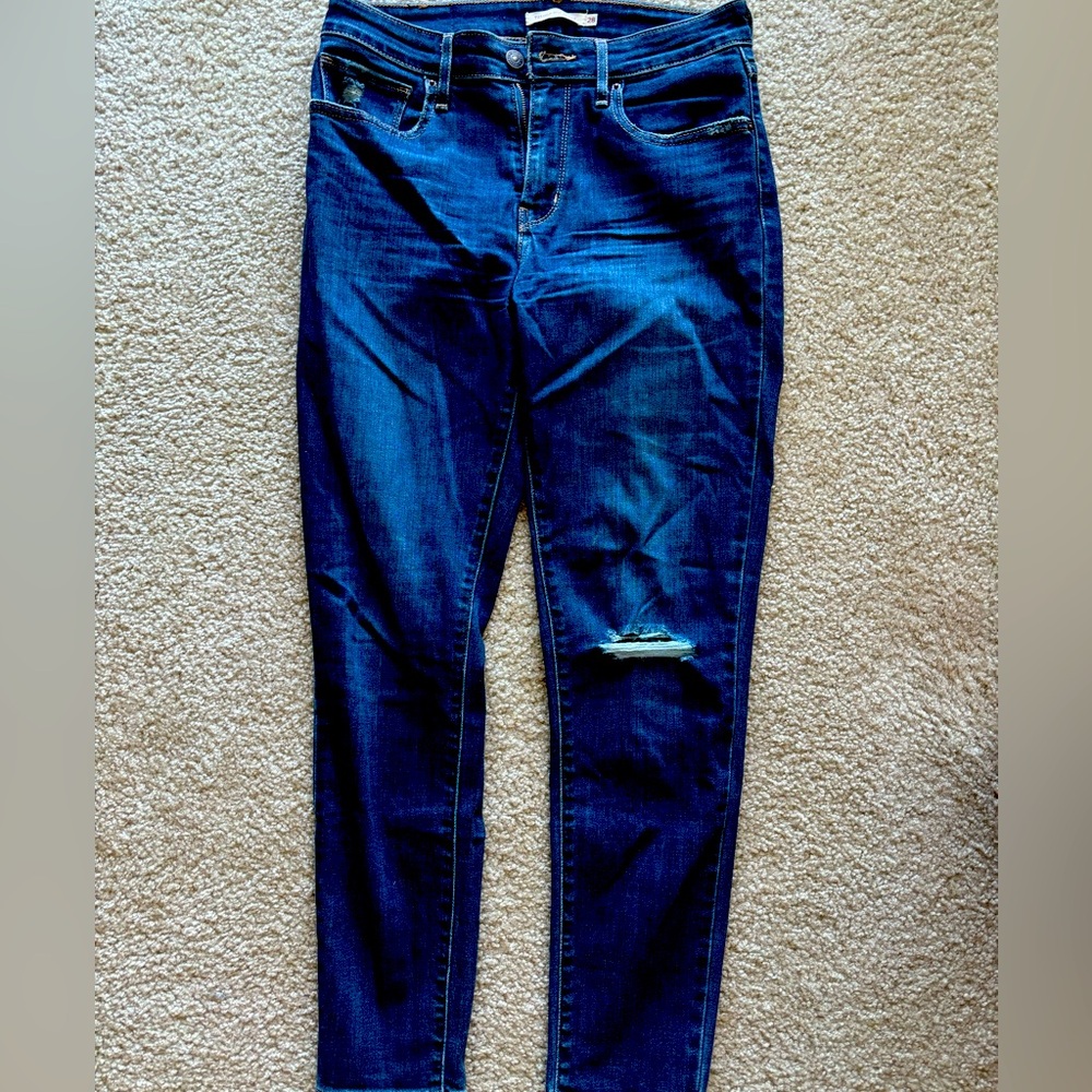 Levi’s 723 High Rise Skinny Jeans, Size 29